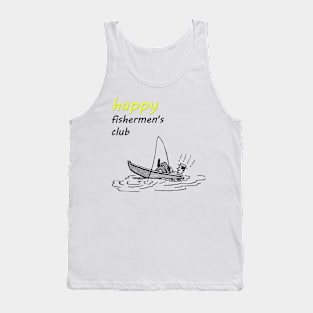 HAPPY fisherman club Tank Top